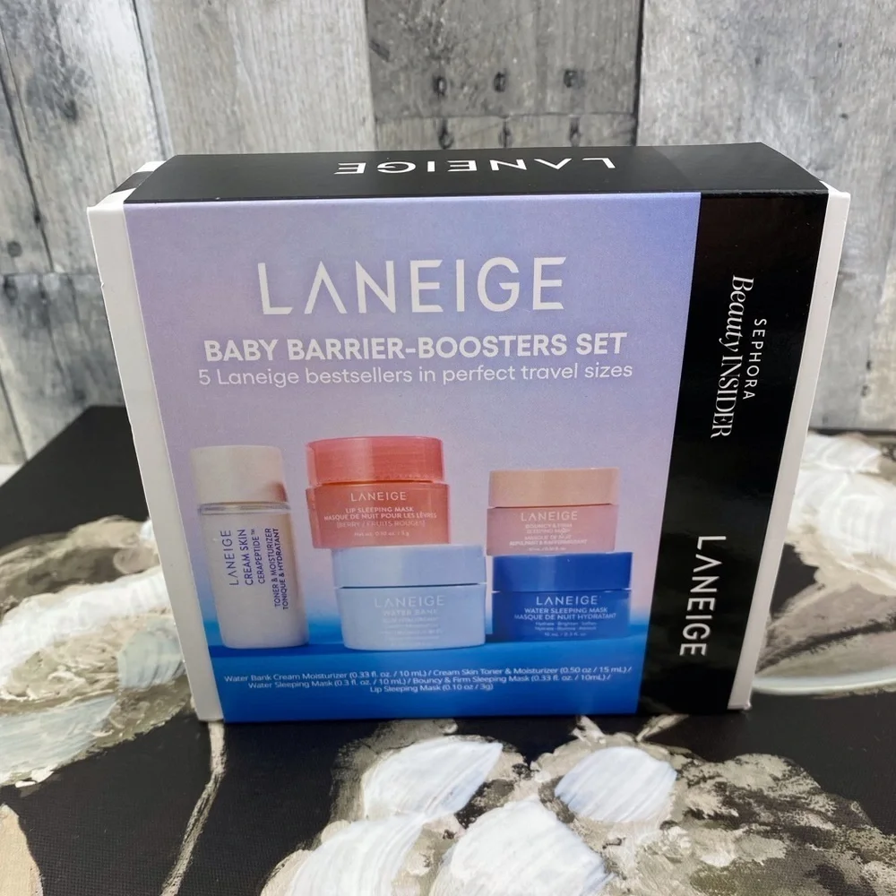 NIB LINEIGE Bay Barrier Booster Sephora Limited Edition 5 Piece Set.
